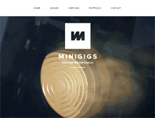 Tablet Screenshot of minigigs.nl